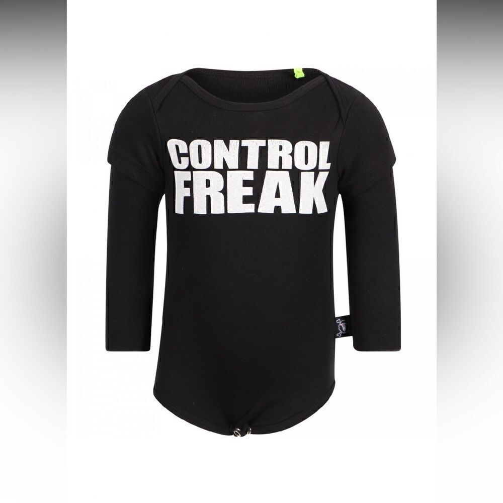 NUNUNU FREAK Control Freak Bodysuit in Black Size: 18-24 mth (92 cm), Like New